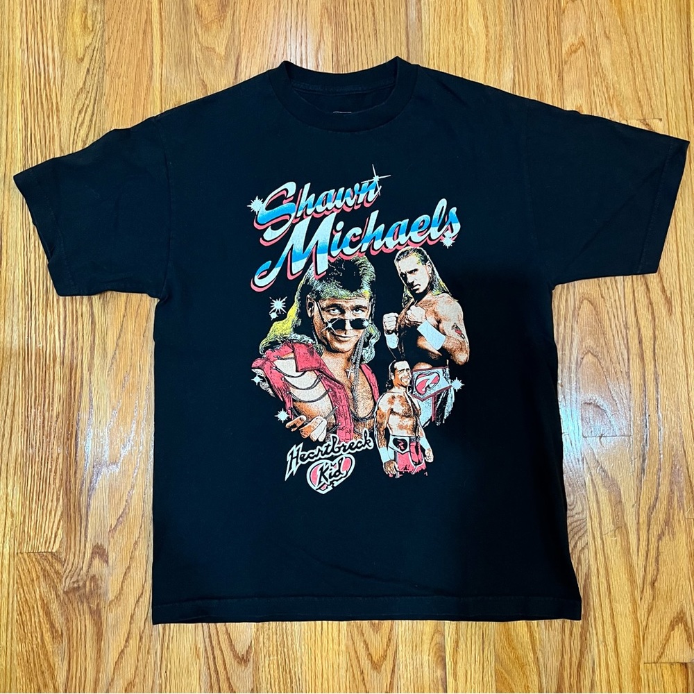 Shawn Michaels WWF WWE T shirt 2016 Vintage Graphic Tee